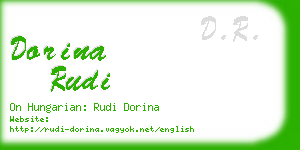 dorina rudi business card